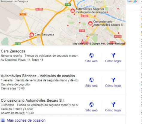 Posicionamiento SEO Local: sólo 3 resultados tendrán máxima visibilidad