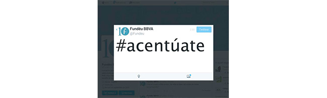#Acentúate: los tuiteros dicen sí a la tilde en los hashtags