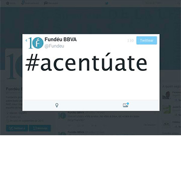 #Acentúate: los tuiteros dicen sí a la tilde en los hashtags