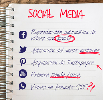 5 Novedades en Social Media