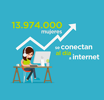 El acceso a internet en España, liderado por las mujeres