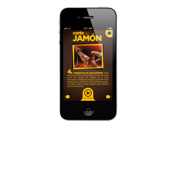 Una app para Navidul que “convierte” un smartphone en un cuchillo jamonero